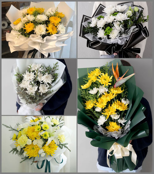 江西宜春上高县敖阳街道白事花束代送
